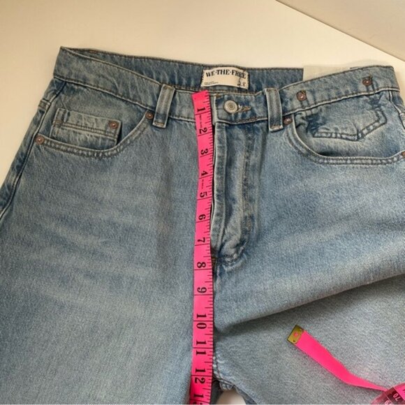 Free People We The Free Eden High Slouchy Flare Jeans Size 28 - Picture 13 of 16